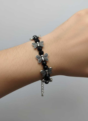 NPS Stainless Steel Silver Coated Bracelet