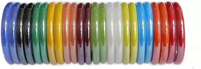 Krishna trader Glass Bangle Set(Pack of 10)