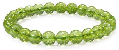 VIBESLE Crystal, Peridot Beads Charm Bracelet