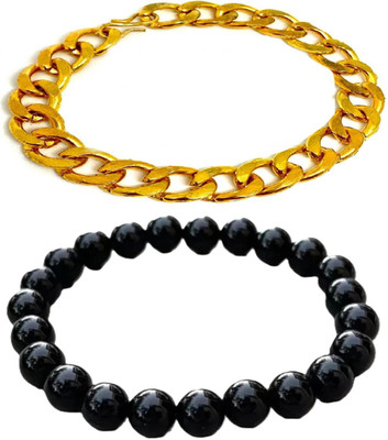 HouseOfCommon Metal, Brass, Stone, Crystal, Plastic Bracelet(Pack of 2)