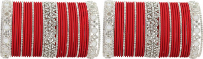 LAVAZZA Metal Zircon Bangle Set(Pack of 74)