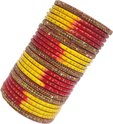 Lahthi Wala Lac Bangle Set(Pack of 10)