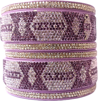 bluish Lac Bangle Set(Pack of 6)