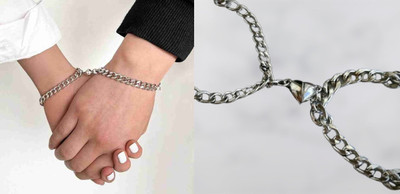 P R Production Brass Charm Bracelet(Pack of 2)