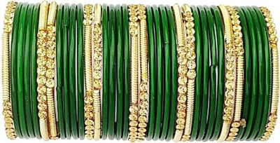 DURGANSH Glass Bangle Set(Pack of 10)