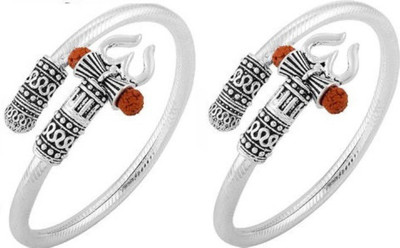 Asstrotalk Brass Brass Kada(Pack of 2)