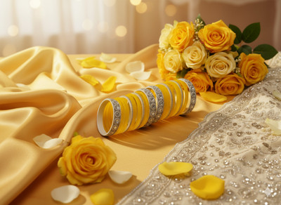 HmkMart Alloy Quartz Bangle Set