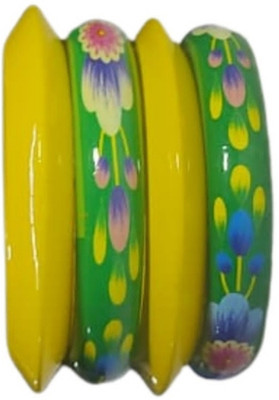 Azad impex Wood Bangle Set(Pack of 4)