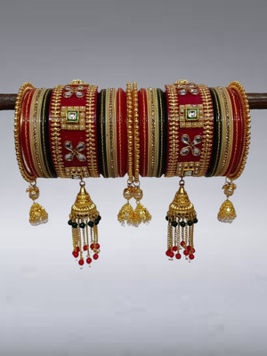 AYSHA CREATION Metal Bangle Set
