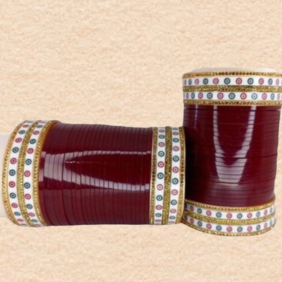 OJHA Plastic Beads, Pearl Bangle Set
