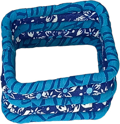 Soundarya boutique Fabric Bangle Set(Pack of 4)