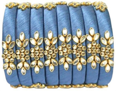 gurishenterprises Brass, Plastic Bangle Set(Pack of 8)