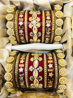 Aashirwad Plastic Gold-plated Chudas(Pack of 2)
