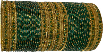 PAHAL ENTERPRISESS Metal Bangle Set(Pack of 10)