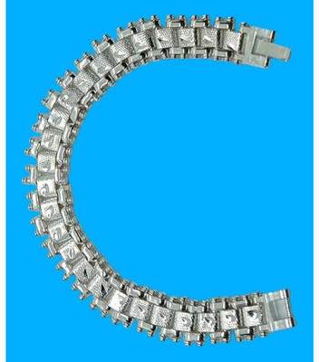 KINGSTYLEIMPEX Stainless Steel Sterling Silver Bracelet