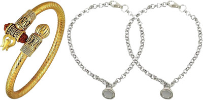 Spyroniix Reeal Treasuree Brass, Alloy Gold-plated Bracelet(Pack of 4)