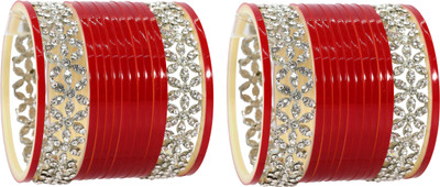 NMII Plastic Zircon Bangle Set(Pack of 28)