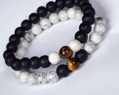 DIVINE SOUVENIRS Stone Bracelet Set(Pack of 2)