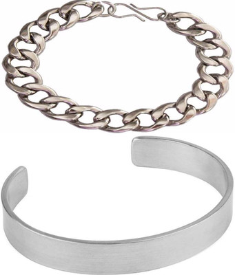IKONKARR Alloy, Stainless Steel Bracelet(Pack of 2)