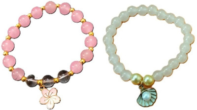 VY Collection Mother of Pearl Bracelet Set(Pack of 2)