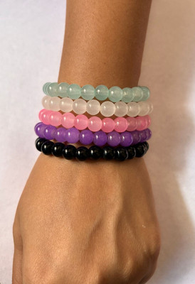 MAYA IMPEX Crystal Crystal Bracelet Set(Pack of 5)