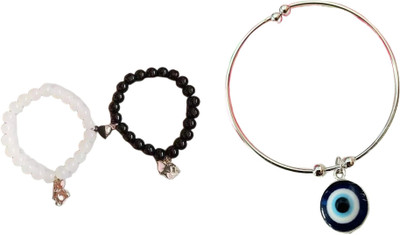 Teeragaj Metal, Alloy Sterling Silver Bracelet(Pack of 4)