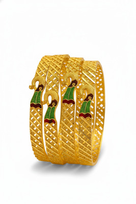 VERNICA Alloy Bangle Set(Pack of 4)