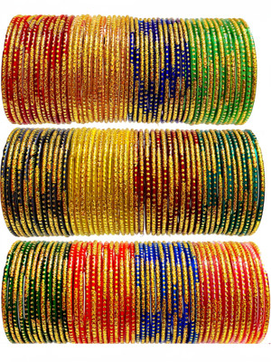 VAKANGAN Glass Bangle Set(Pack of 144)