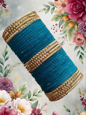 GoVika Glass Bangle Set(Pack of 10)