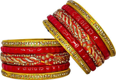 SHADI JODA Lac Bracelet Set(Pack of 10)