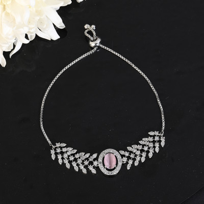Bhagya Lakshmi Alloy Silver Bracelet Set