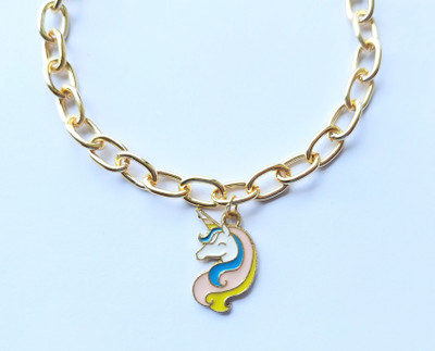 EnlightenMani Alloy Gold-plated Charm Bracelet