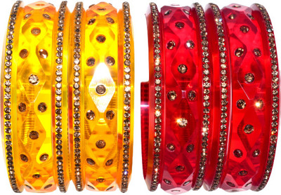 MOKSH INFRACON Plastic Crystal Kada(Pack of 12)