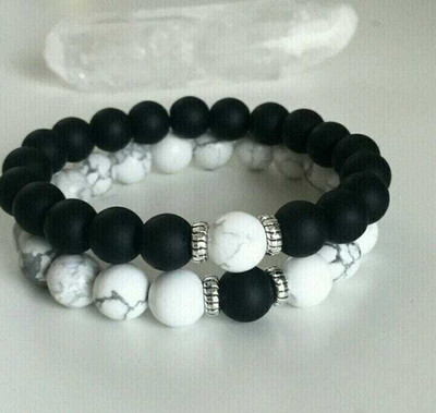 DIVINE SOUVENIRS Stone Beads Bracelet(Pack of 2)