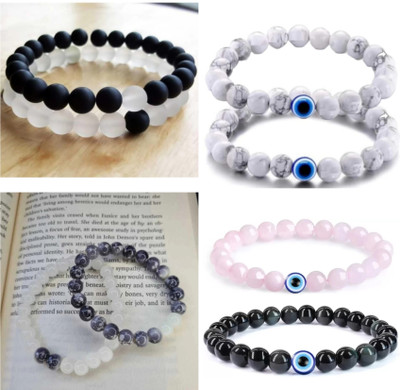 HouseOfCommon Crystal Crystal Bracelet Set(Pack of 4)
