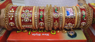 SP PHOTO CHURA Plastic Gold-plated Chudas(Pack of 2)