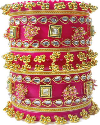 SHIVANSH BANGLES Stone, Plastic Bangle Set(Pack of 2)