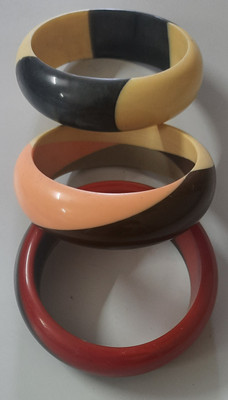 Kamra Resin Bracelet Set(Pack of 3)