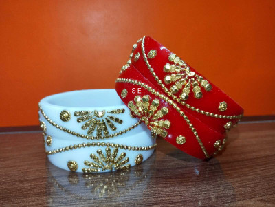 star variety mart Shell Bangle Set(Pack of 4)