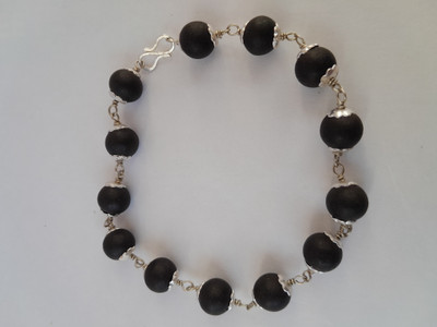 Sanwariya Handicraft Wood, Silver Bracelet