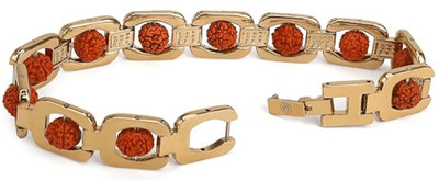 Elegance Rudraksha Gold-plated Bracelet