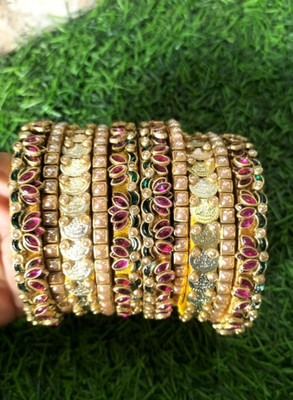 Sri Collections Plastic Bangle Set(Pack of 10)