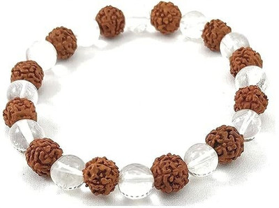 DIVINE SOUVENIRS Crystal, Rudraksha Crystal Bracelet(Pack of 2)