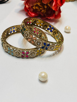 VFD Metal Bangle Set(Pack of 2)