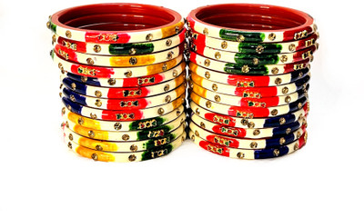DMJ Plastic Bangle Set(Pack of 10)