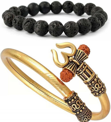 IKONKARR Brass, Stone Bracelet(Pack of 2)