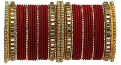 ZADLAXAR Metal Bangle Set(Pack of 42)