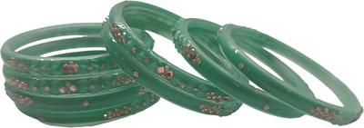 devanya crafts Glass Bangle Set(Pack of 8)