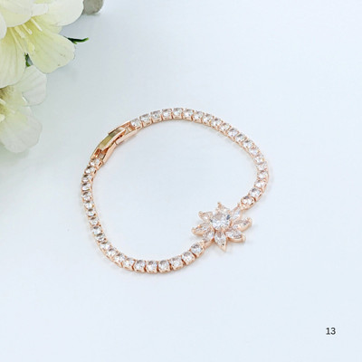 SubhamJewels Alloy Cubic Zirconia Bracelet