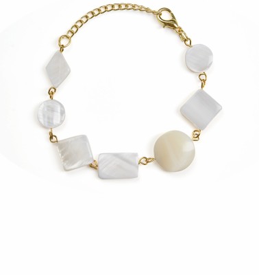 EnlightenMani Alloy Pearl Gold-plated Bracelet